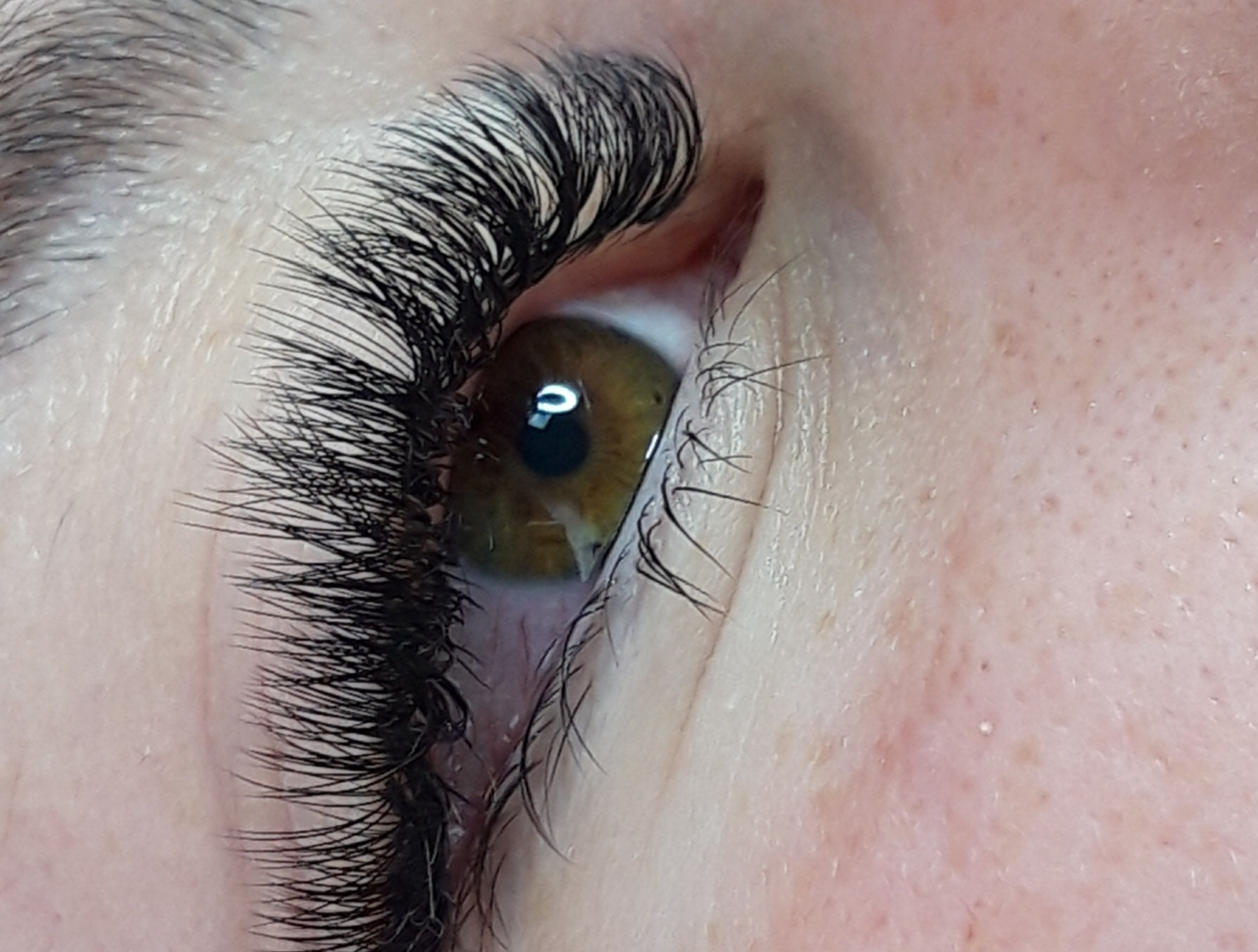 Szempillaépítés eredmény